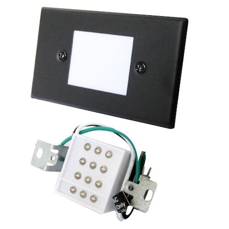 Elco Lighting Mini LED Step Light with Frosted Acrylic Lens ELST66B